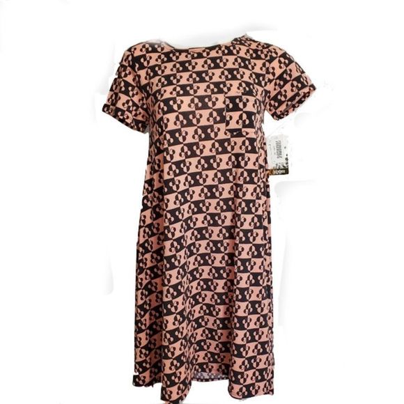 Disney LulaRoe Carli Minnie Ear Dress‎ New XS - Picture 1 of 8